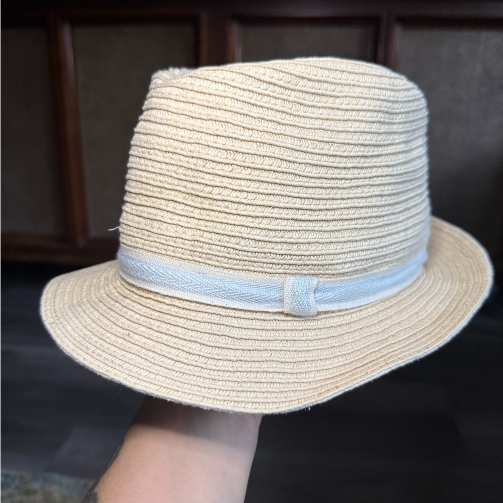 2T H&M Cream Straw Hat